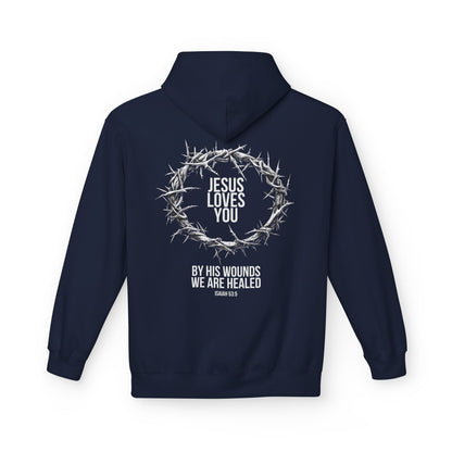 Jesus Loves You (Crown Of Thorns) Softstyle Hoodie