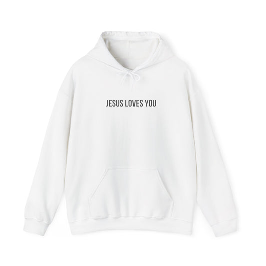Jesus Loves You Heavy Hoodie