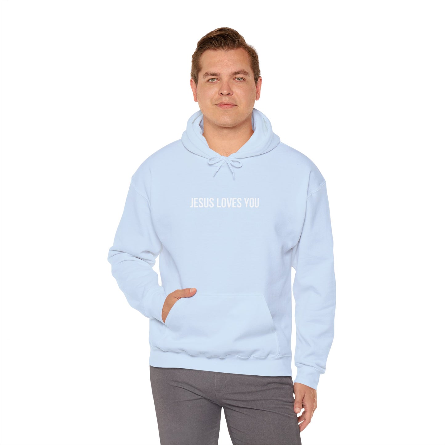Jesus Loves You Heavy Hoodie