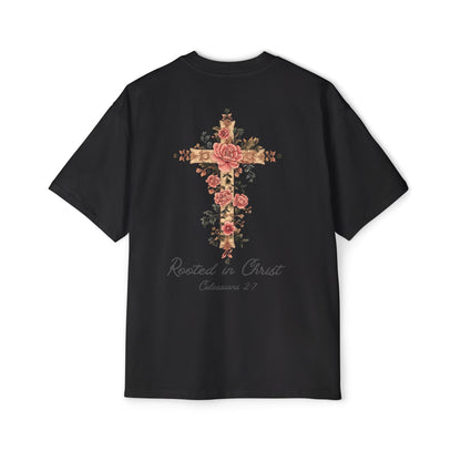 Rooted In Christ Oversized Tee
