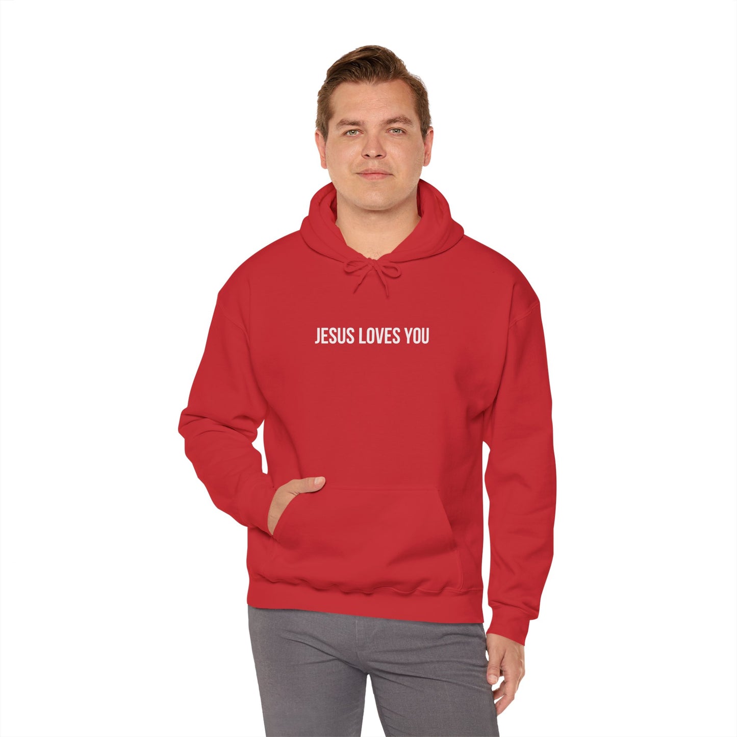 Jesus Loves You Heavy Hoodie
