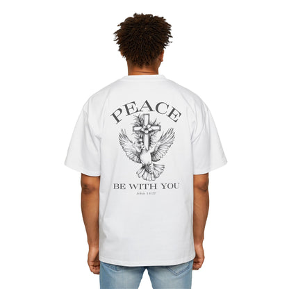 Peace Be With You Oversized Tee