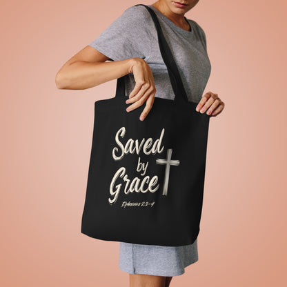 Saved by Grace Tote Bag