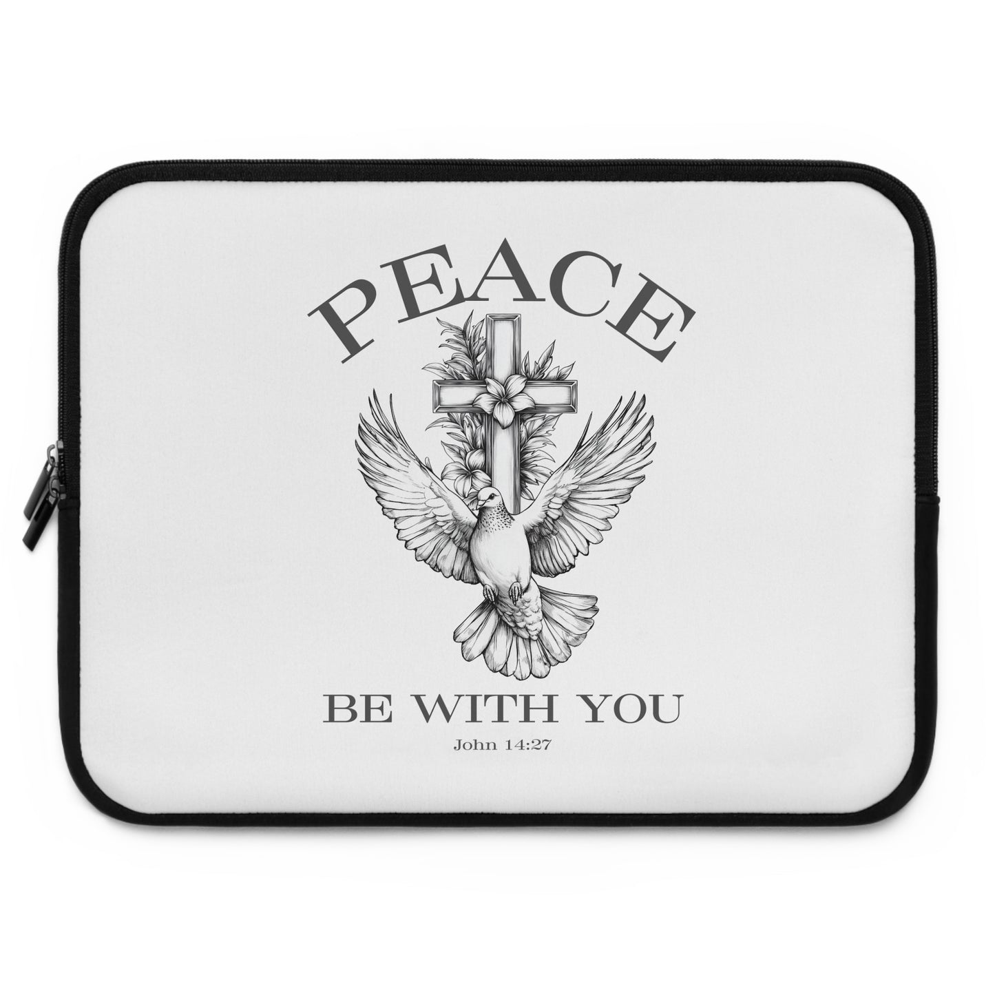 Peace Be With You Laptop Sleeve