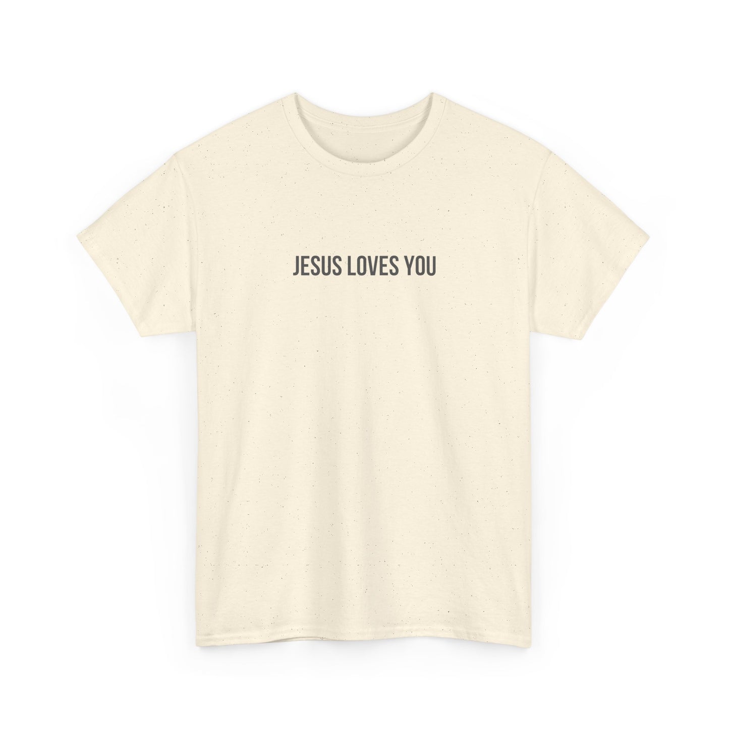 Jesus Loves You (Floral Wreath) Heavy Tee