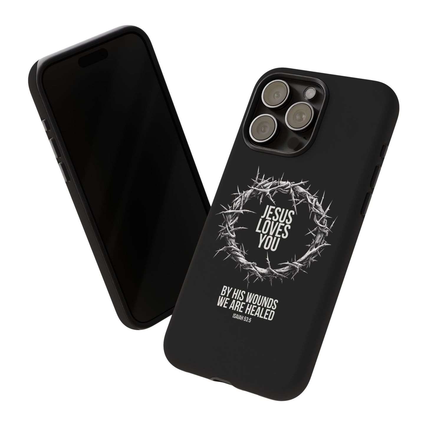 Jesus Loves You (Crown Of Thorns) Phone Case