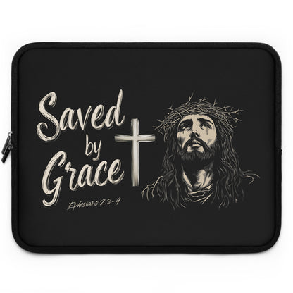 Saved by Grace Laptop Sleeve