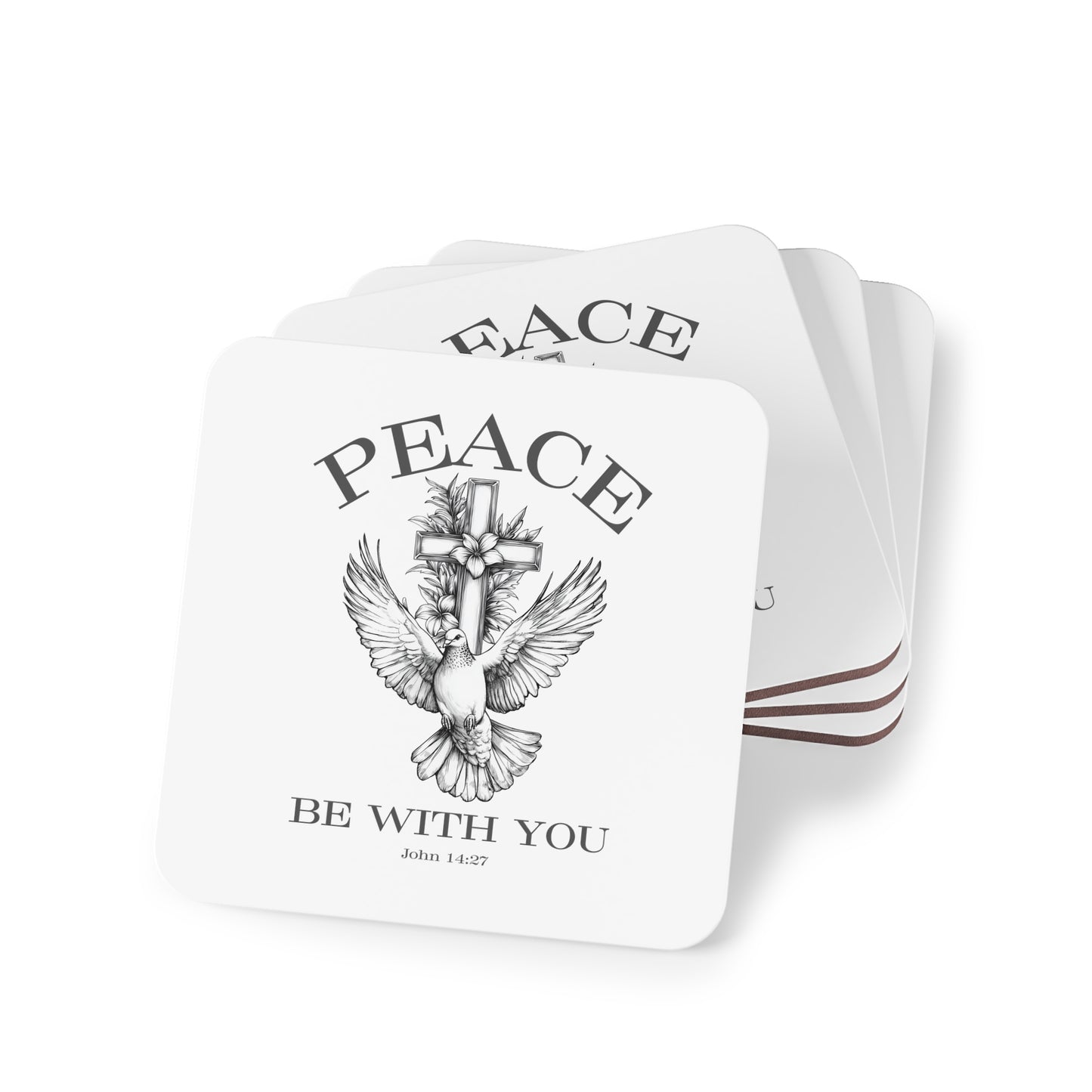 Peace Be With You Coaster