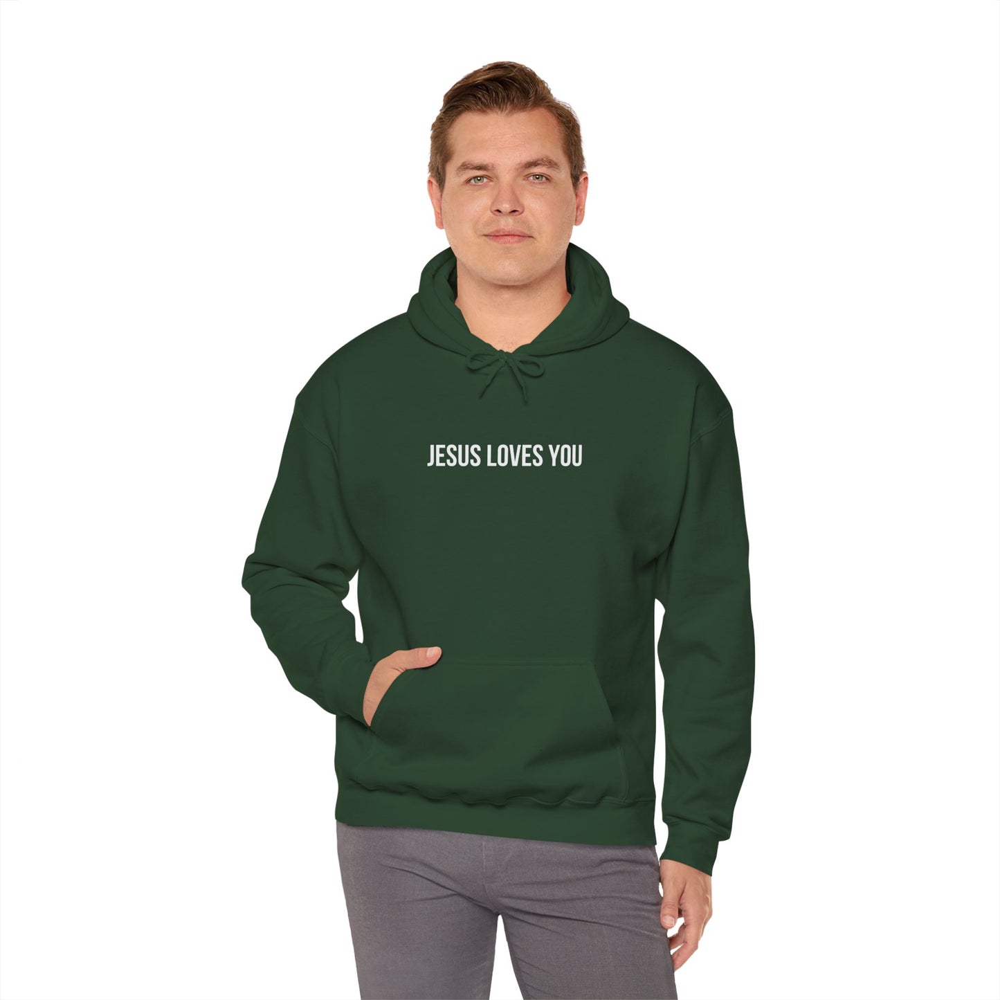 Jesus Loves You Heavy Hoodie