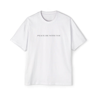 Peace Be With You Oversized Tee