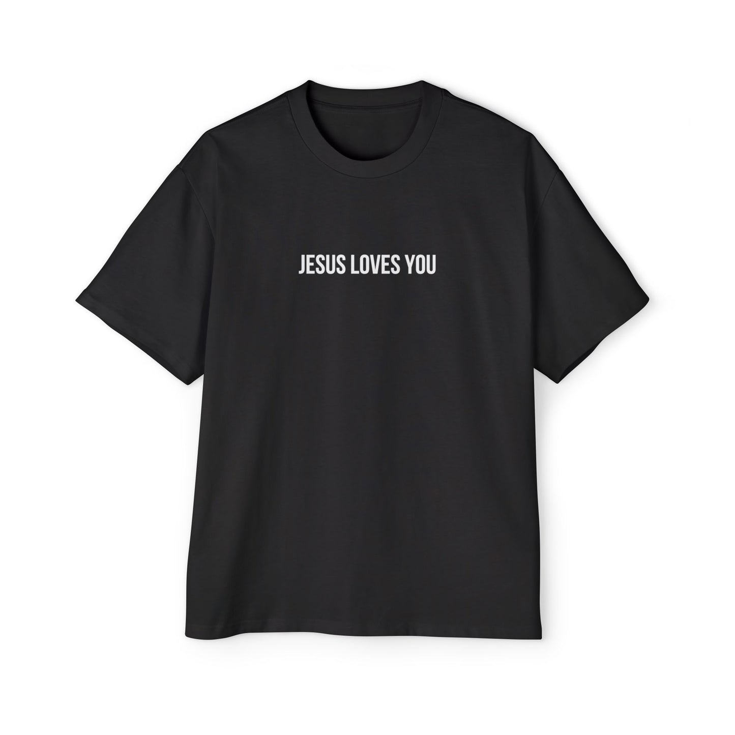 Jesus Loves You (Floral Wreath) Oversized Tee