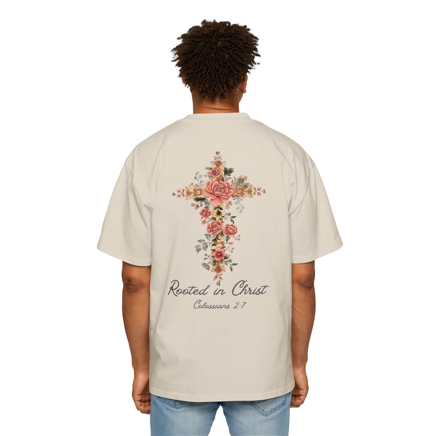 Rooted In Christ Oversized Tee