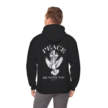 Peace Be With You Heavy Hoodie