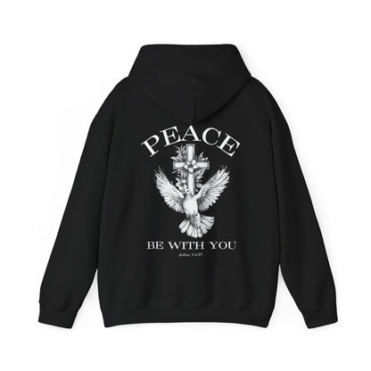 Peace Be With You Heavy Hoodie