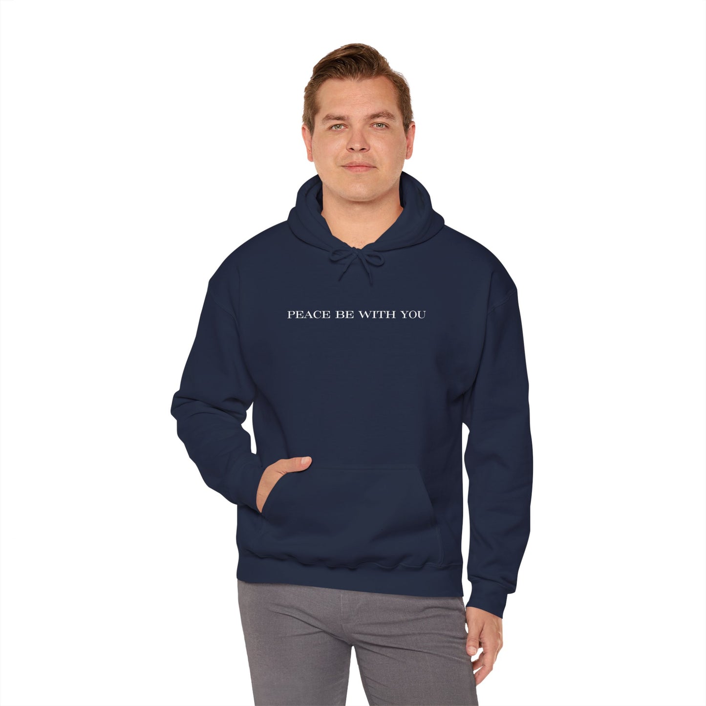 Peace Be With You Heavy Hoodie