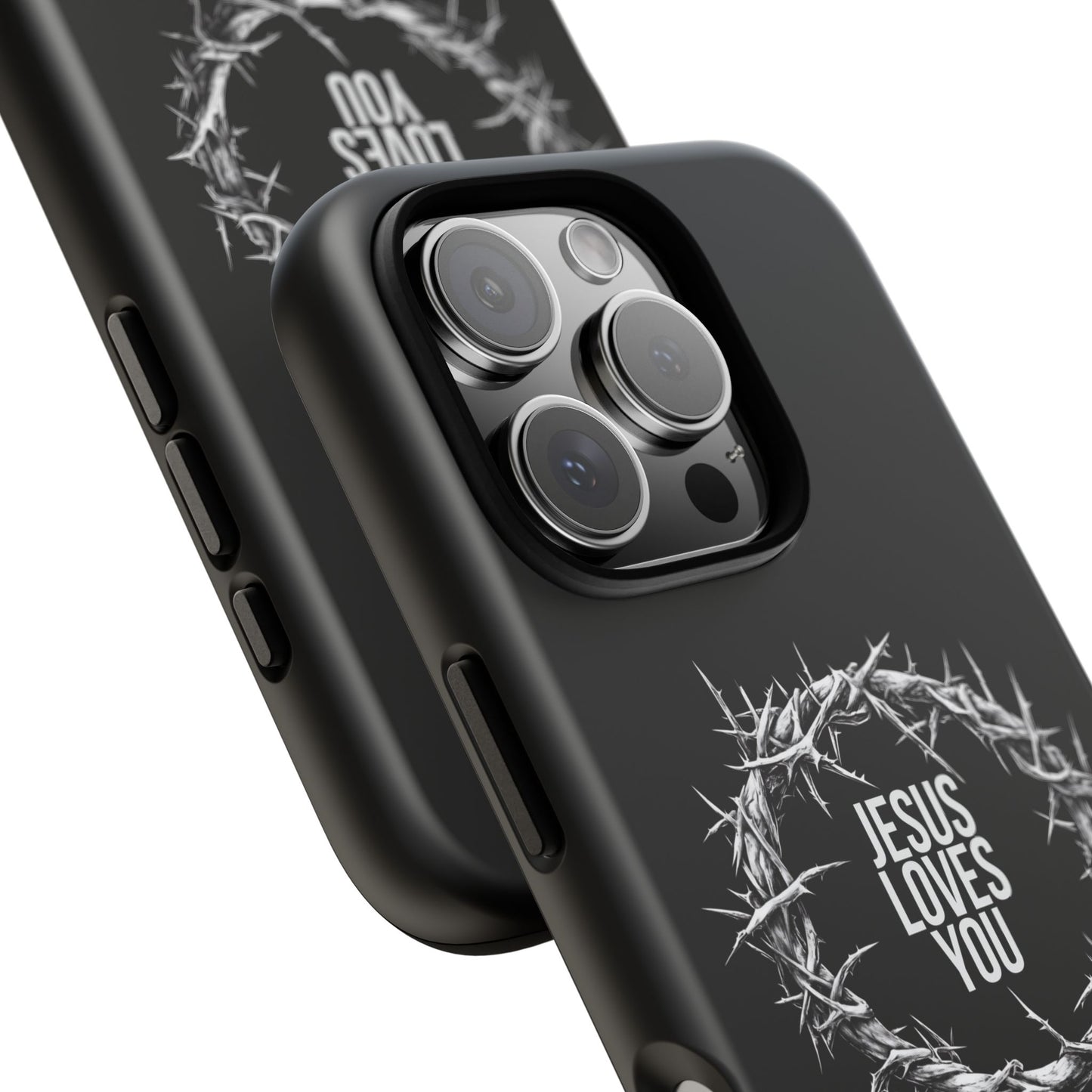 Jesus Loves You (Crown Of Thorns) Phone Case